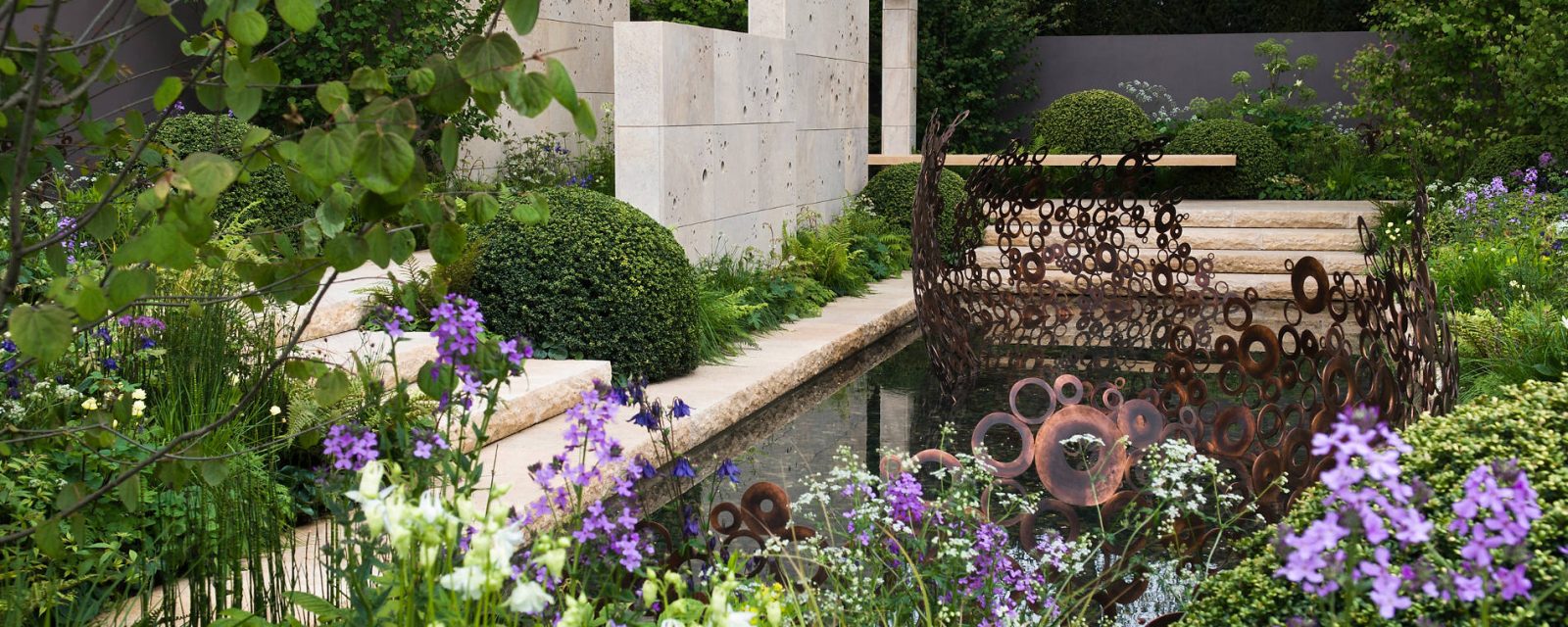 Gold Medal winning arts and crafts inspired garden