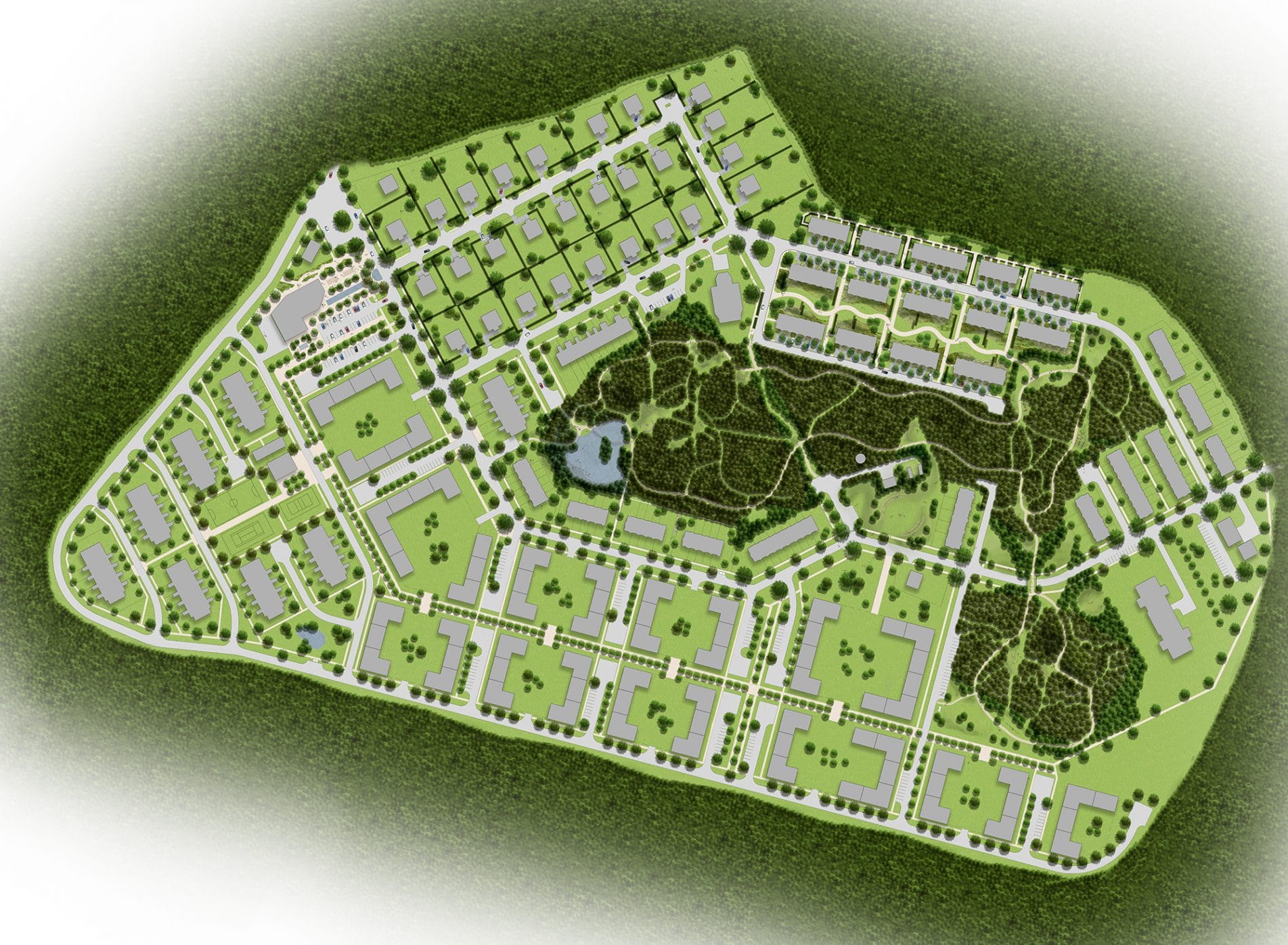 Plan of the European Village