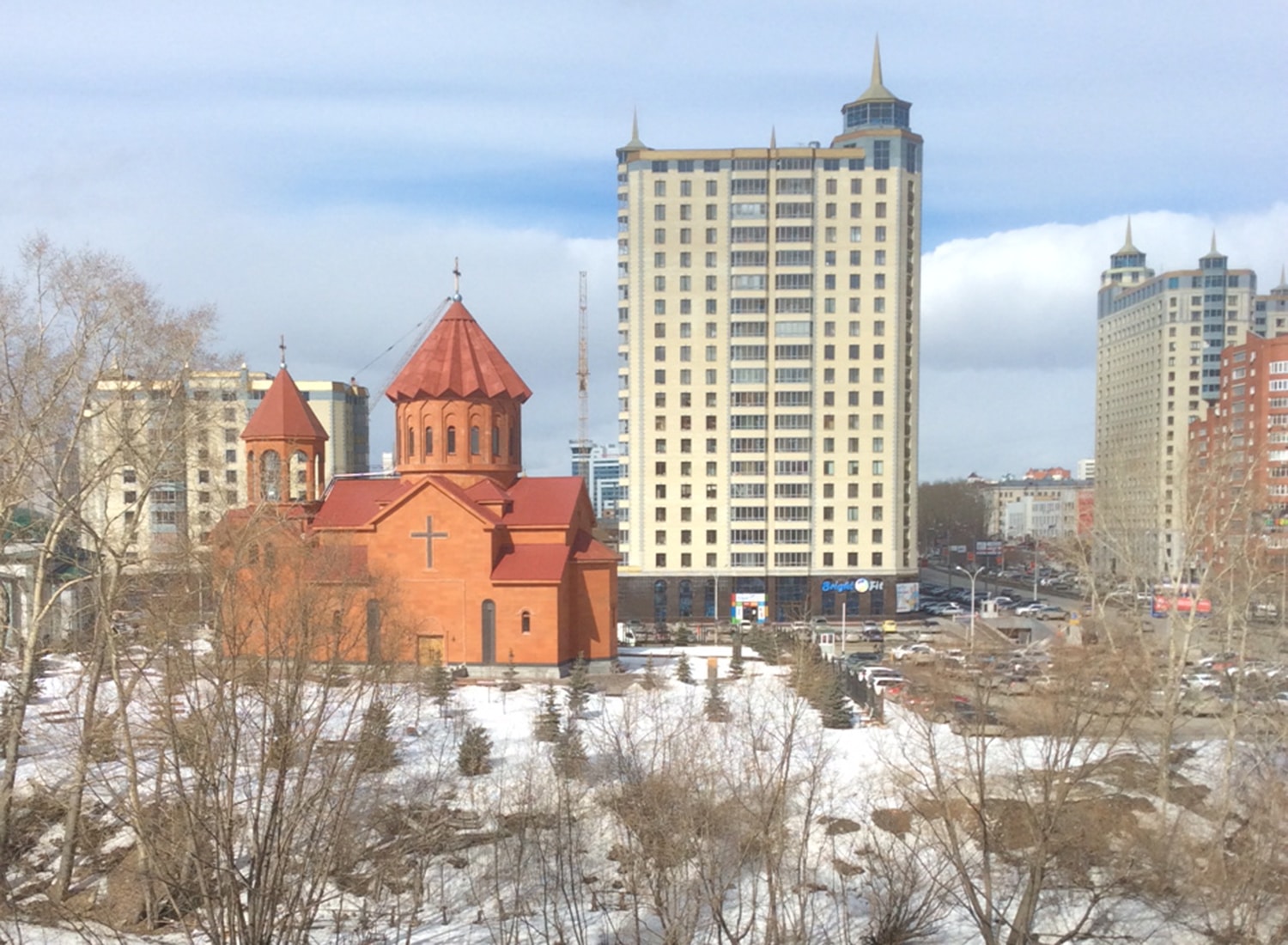 View of the church at Yekaterinburg