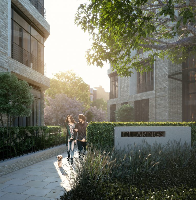 The Clearings Chelsea London Residential Arrival Landscape Andy Sturgeon Design