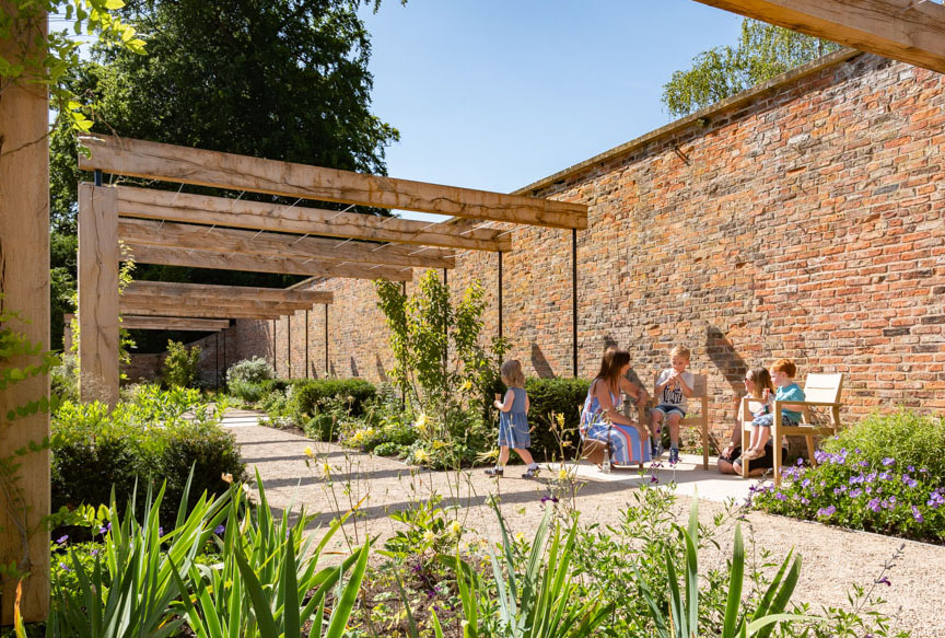 Andy Sturgeon Design Beningbrough Hall National Trust Pergola 1