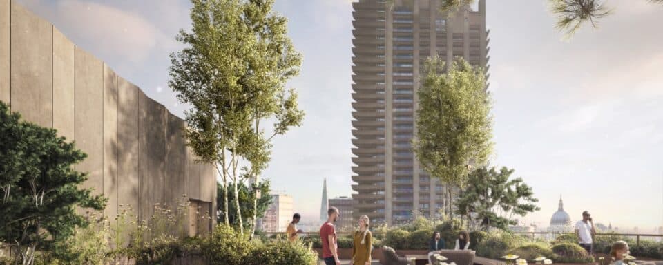 Roof Terrace Gardens at One Golden Lane