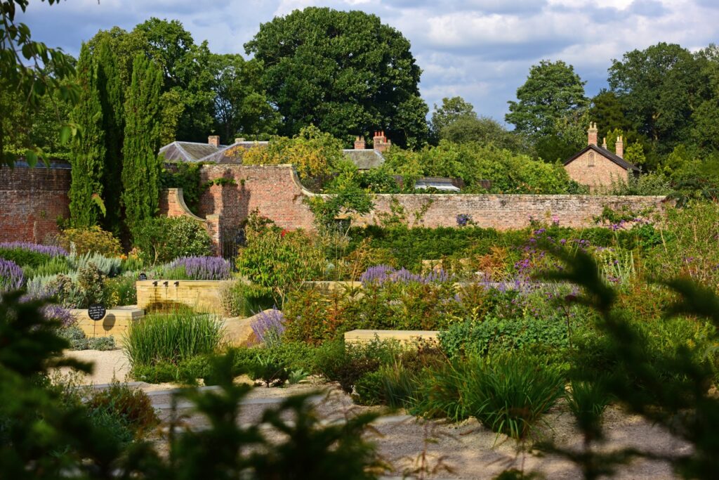 Mediterranean garden at Beningbrough