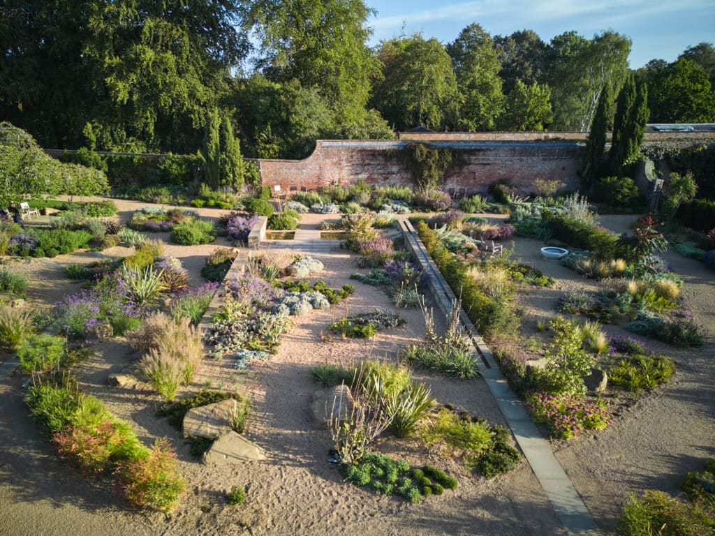 Mediterranean garden at Beningbrough designed by Andy Sturgeon