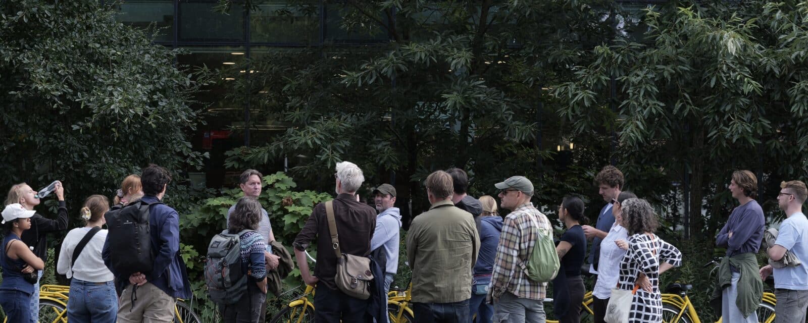 The Andy Sturgeon Design team visit a public realm garden in Amsterdam