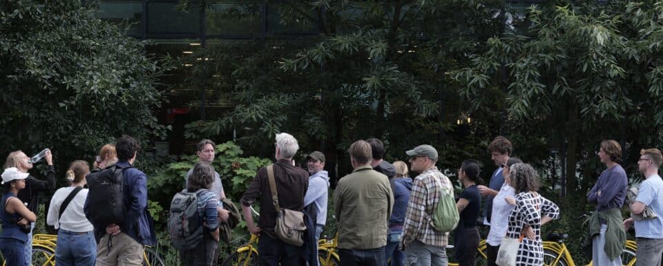 The Andy Sturgeon Design team visit a public realm garden in Amsterdam