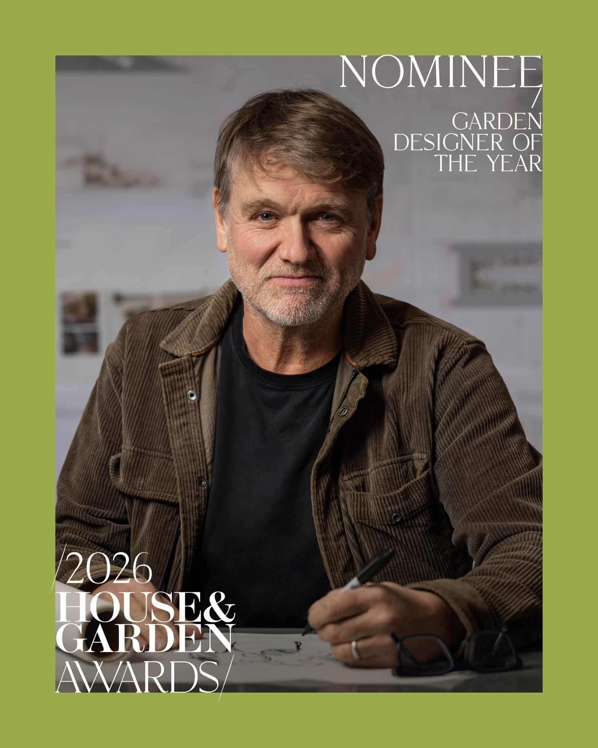 award nomination for house and garden designer of the year 2026 andy sturgeon